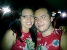 Foto mostra Ravenna e David no Carnaval de 2010