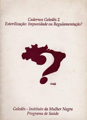 capa de publicação com imagem do mapa do Brasil com uma interrogação. Publicação 