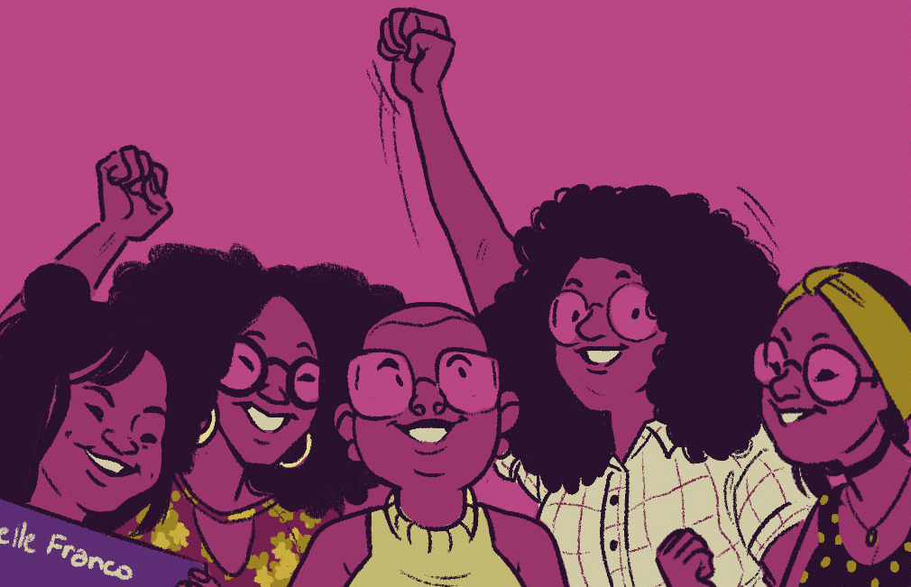 desenho de mulheres negras