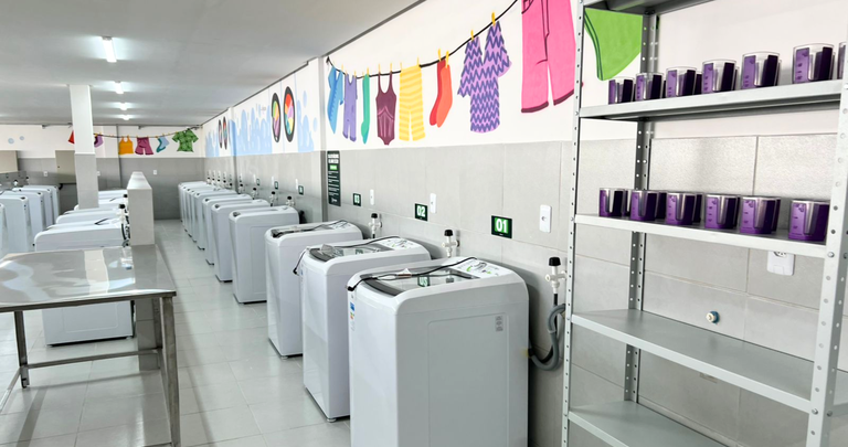 máquinas de lavar roupa